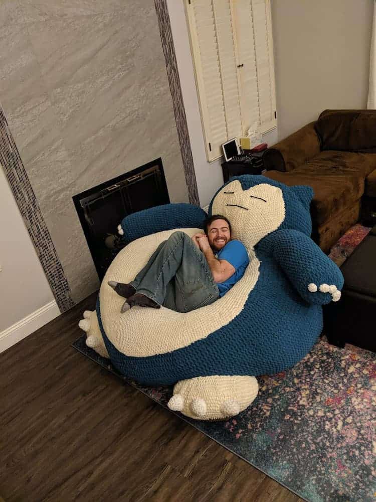 Snorlax bean bag best sale wish